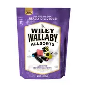 Wiley Wallaby 8 Ounce Allsorts Gourmet Australian Style Soft & Chewy Assorted...