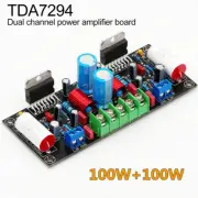 Dual Channel TDA7294 Audio HIFI Power Amplifier Board DIY Parts Kit PCB 200W New
