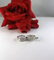 Sterling Silver NWT Bella Luce Cz Ring Set Size 8 CAT RESCUE