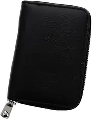 [Veemoon] 1pc Fashionable Leather Change Purse Portable Zipper Wallet Card Holder for Cash Items for Daily Use Shopping Work Multi-Card Storage Wallet