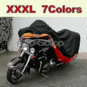Motorcycle Cover for Harley Road King, Electra Glide, Street Glide & Goldwing - XXL Waterproof Bike Cover fg2025031702647 Green XXXL