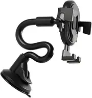 KOMBIUDA Car Suction Cup Phone Holder Adjustable Rotatable Stand for Windshield Compatible with Smartphones Durable Materials Space Saving Design Easy to Install