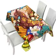 Cool Rudicorn Salty Junk Food Tablecloth