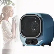 Small Vented Tumble Dryer, Portable Condenser Tumble Dryer, 0.8kg Capacity, for Counter Top or Wall Mounted Use, Compact, Mini Spin Dryer,Blue