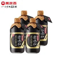 在飛比找momo購物網優惠-【萬家香】零添加黑豆醬油(450ml*4入)