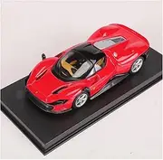 Scale Finished Model Car 1:43 Scale for Ferrari Daytona SP3 Supercars Simulation Metal Die-cast Car Model Collection Car Decoration Die-cast Vehicle(Red)