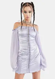 [ZEMETA] Lilac Genie Mini Dress