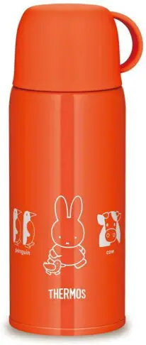 日本【THERMOS】2WAY水壺 保溫壺 保冷壺 兒童用 600ml 米菲 米飛兔