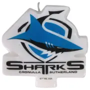 Cronulla Sharks Candle