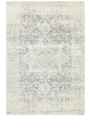 [Rug Culture] Evoke Dream Transitional Rug in White Silver