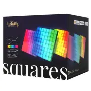 Squares Starter Kit App-Controlled LED Wall Panels with 64 RGB (16 Million Co...