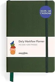 Anecdote 2024 Planner. A Daily Planner, Weekly and Monthly Planner 2023-2024. Achieve Your Goals With This Weekly Planner, A5 size, Hardcover Agenda. Start Anytime.