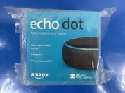 New Amazon Echo Dot (3rd Generation) Smart Speaker with Alexa - Charcoal Black