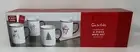 Sur La Table Joyeux Noel 4-pc 18 Oz Mug Set New In Box Holiday Christmas