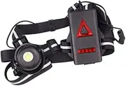 4R Running Light for Runners Chest LED Lamp - 90° Adjustable Beam Angle, 250 Lumen, 360 Degree Reflective Band, USB Rechargeable