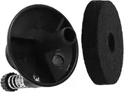 BESPORTBLE Ergonomic Drum Cymbal Stand Holder Clamp Felt Pad Set for Noiseless Drum Performance