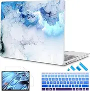 Mektron Surface Laptop Go 12.4 inch Case Compatible with Go 3/2/1 Microsoft Surface Laptop 12.4" Cover 2023-2020 Releases Model 1943/2013 Plastic Hard Shell Case, Cloud & Lightning