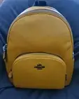 New With Tags Coach Leather Ochre Court Backpack