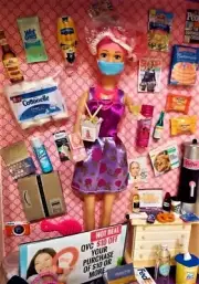 HALLOWEEN HELEN Quarantine Barbie Style Pandemic Doll Keepsake Memorabilia