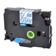 1PK Compatible with Brother P-Touch TZ-143 Blue on Clear 0.7" Label Tape 18mm