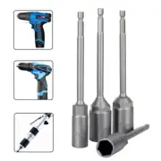 /1PC 150mm Hexagon Nut Driver Drill Bit Adapter Socket Wrench Extension Sleeve/