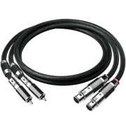 2pcs OCC Pure Copper Balanced Signal Cord HiFi Audio Cable RCA to XLR Adapter