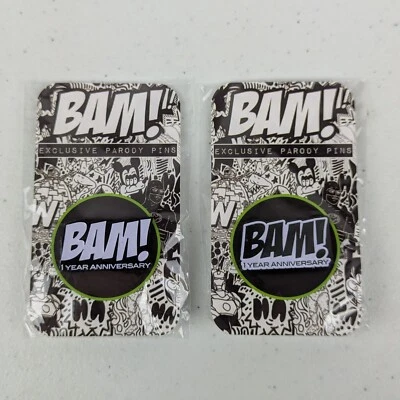 BAM Exclusive 1st 1 Year Anniversary Subscription Box Limited 250 Release Pins