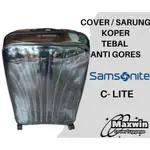 SAMSONITE 保護套雲母塑料行李套 0.8 毫米厚防刮塑料適用於新秀麗 C-LITE