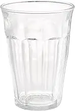 Duralex Picardie Highball 360ml Glass Tumbler Set of 4 - High-Quality Tempered Glass for Everyday Use & Special Occasions, Ideal for Serving Hot & Cold Beverages, Ergonomic Design, BPA-Free - Clear
