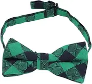 [DEARMAMY] Festive Bow Tie Satin Pre-tied for Kids St. Patrick's Day Party Decorations Boys Girls