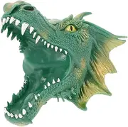 CHICAMPERA Unique Dinosaur Hand Puppet Flexible Fire Breathing Dragon Figure for Storytelling Role Fun Portable Animal Puppet for Parents