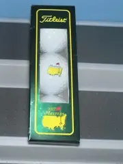 2007 The Master’s Augusta Sleeve Of 3 Titleist NXT Golf Balls New In Box