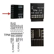 TPM 2.0 Encryption Security Module Supports Version 14 20pin for ASUS SPI M R2.0