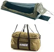 Adventure Kings Single Swag Kwiky 50mm Mattress + Travel Canvas Bag Camping 4WD