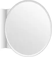 Bathroom Mirror Cabinets Modern Minimalist Bathroom Mirror Box Toilet Wall-Mounted Mirror with Shelf (Color : White, Size : 50 * 50 * 12cm)