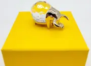 Swarovski Gold/Silver Hue Small Free Standing Figure Taurus - Brand New