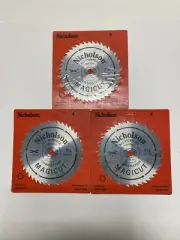 3 Nicholson 7 1/4” Magic Cut All Purpose Combination USA NEW Saw Blades Steel