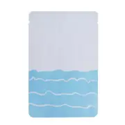 100/500 Smell Proof White Blue Print Open Fill Heat Sealable Mylar Foil Bags