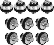 Homoyoyo 10pcs Screws for Computer Hard Disk Drive Shock Absorbing Mini Screws for Easy Installation Gaming and Laptops Ensuring Data Safety and Stability