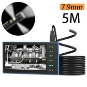 7inch HD1080P Industrial Endoscope 7.9mm Borescope Inspection Camera 3 Lens