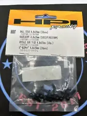 HPI Racing. Ball Stud 4.8x15mm. (10pcs) (Firestorm) #86897 New Old Stock.