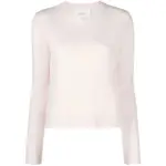 [Lisa Yang] Lisa Yang Crew-neck Cashmere Jumper I NUMERIC PINK
