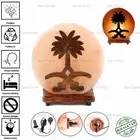 TREE 1 SHAPE 3D WOOD PRINT NATURAL HIMALAYAN SALT LAMP DECOR GIFT PURIFY AIR UK