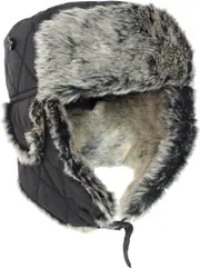 Mil-Tec Winter, fur cap , color: Black , size: XL