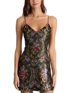 Alice and Olivia Tayla Jacquard Mini Dress