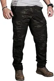 [EMERSONGEAR] Military Patrol Pants for Men Tactical Camo,Army Pants Waterproof,Ergonomic Fit Long