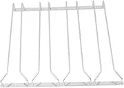 LAPYAPPE 1 PC Chic Draining Rack Practical Storage Rack for Wine Cups and Glasses for Home Kitchen Hotels and Restaurants Slid Bottom present for Festivals Silver