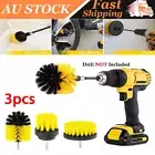3x Electric Grout Power Scrubber Cleaning Drill Brush Tub Cleaner Combo Tool Kit
