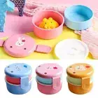 Microwave Round Children's Fruit Box Mini Bento Box Kids Lunch Box Snack Box
