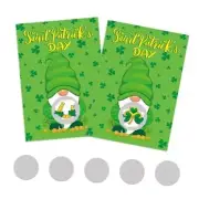 36 Pcs St. Patrick's Scratch Off Game Cards for Adults-s Day Games - St Patrick